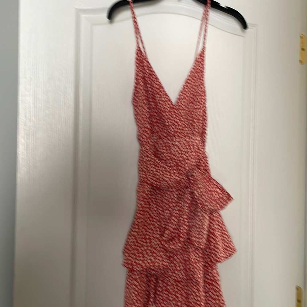 Flowers print crisscross back